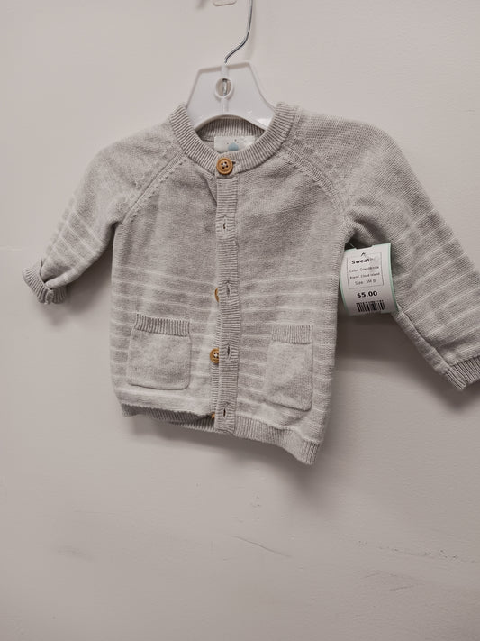 Grey/White Cloud Island Sweater, 3M B