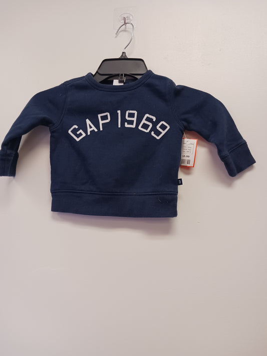 Navy Gap Longsleeve Shirt, 18M B