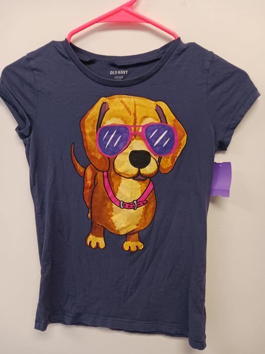 blue Old Navy Dog Shirt 10-12, 10 G
