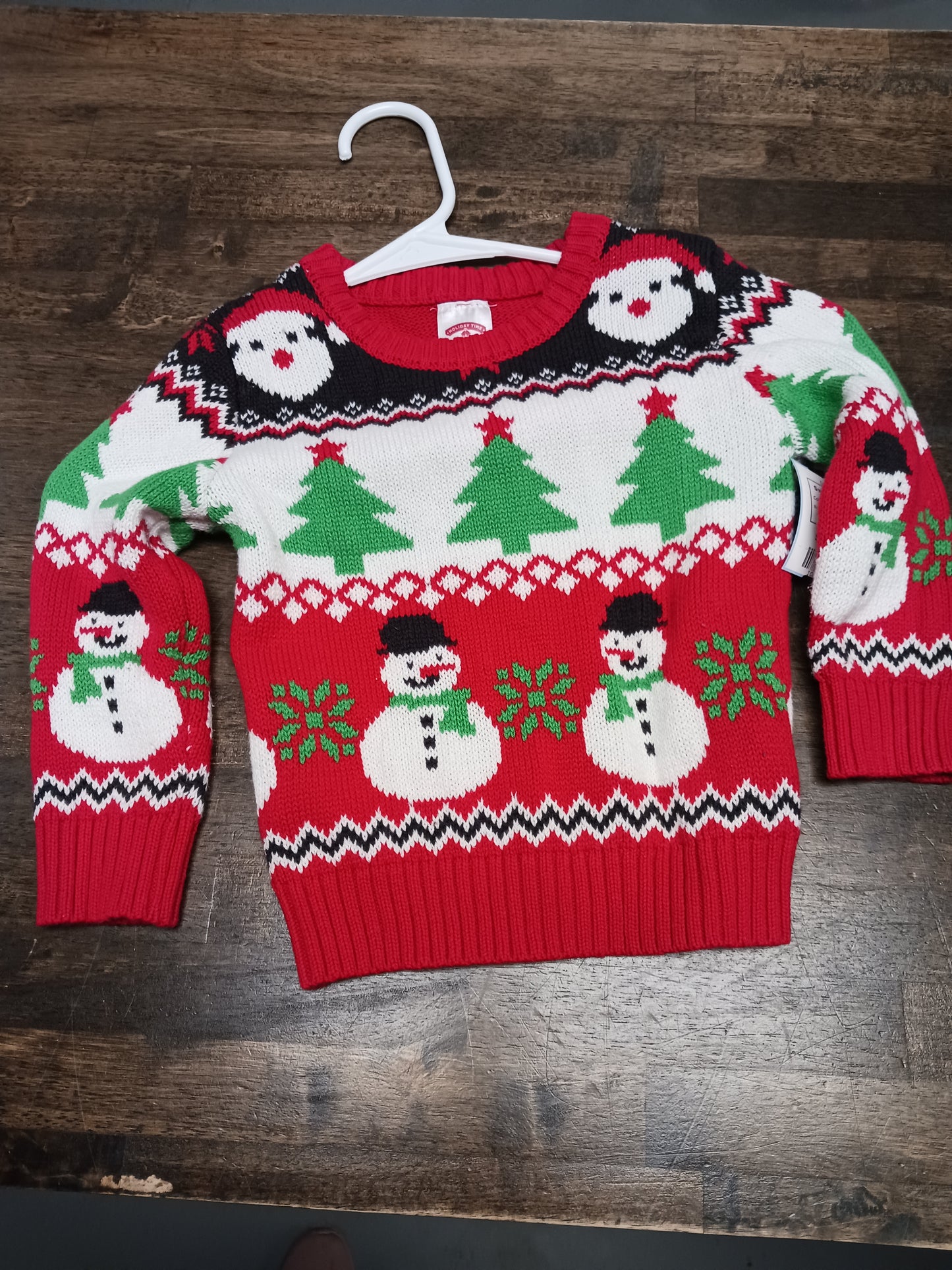 Christmas Holiday Time Sweater, 2T B