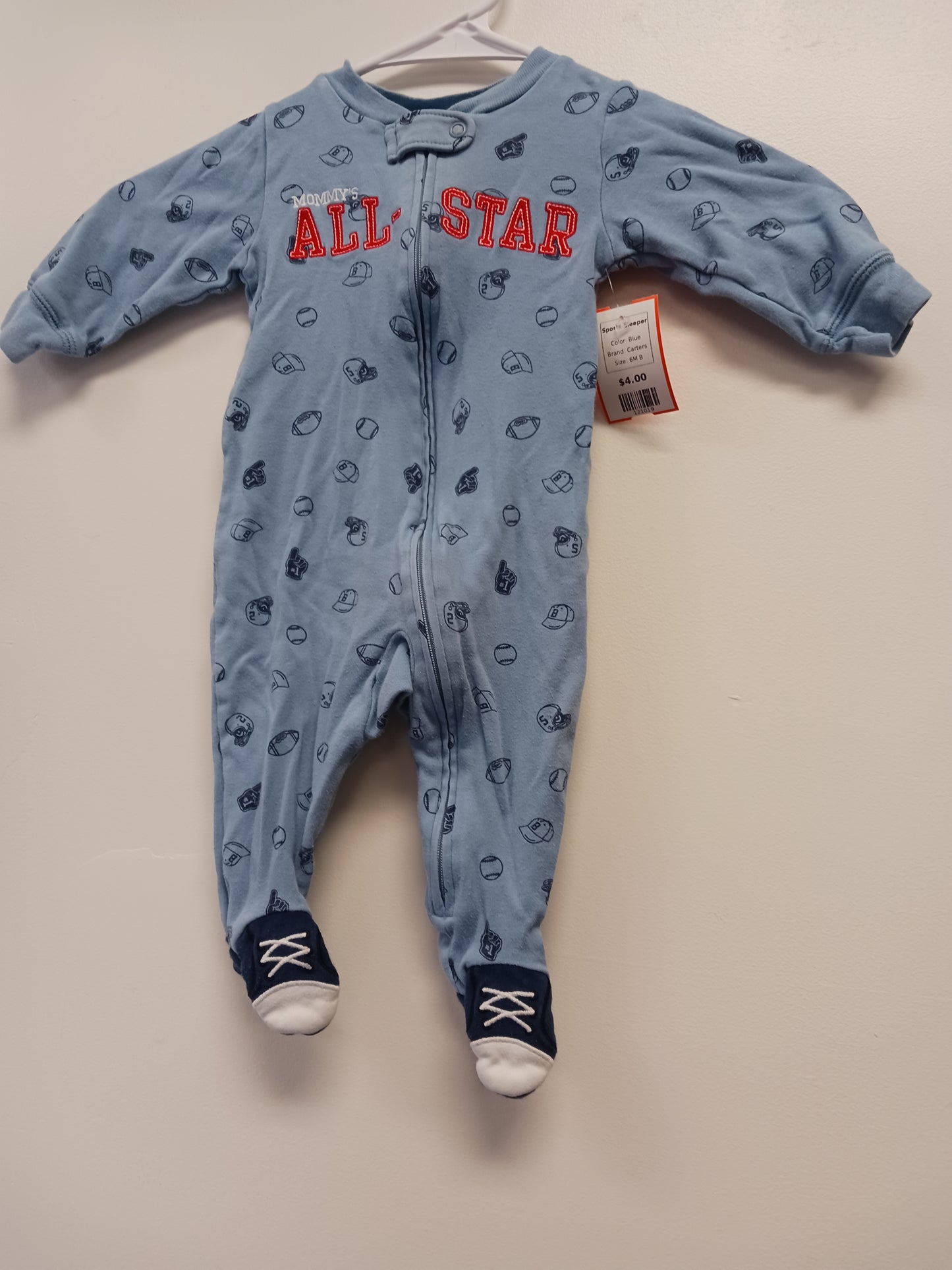 Blue Carters Sports Sleeper, 6M B