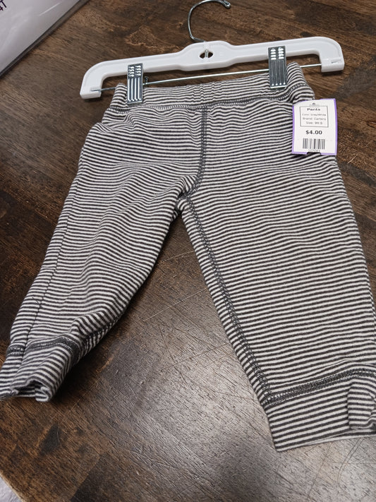 Grey/White Carters Pants, 9M B