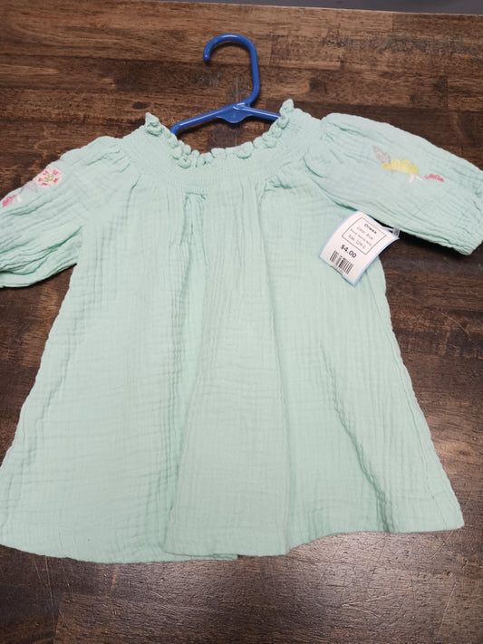 Blue Bonnie Baby Dress, 12M G