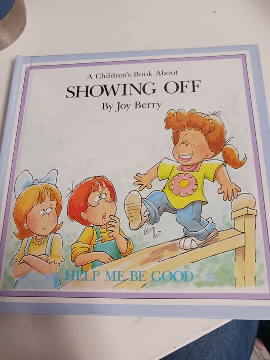 Joy Berry Showing off book
