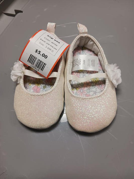 white just one you Slip ons, 3-6M G
