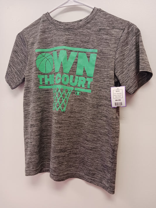 Grey/Green Champion Shirt, 10 B