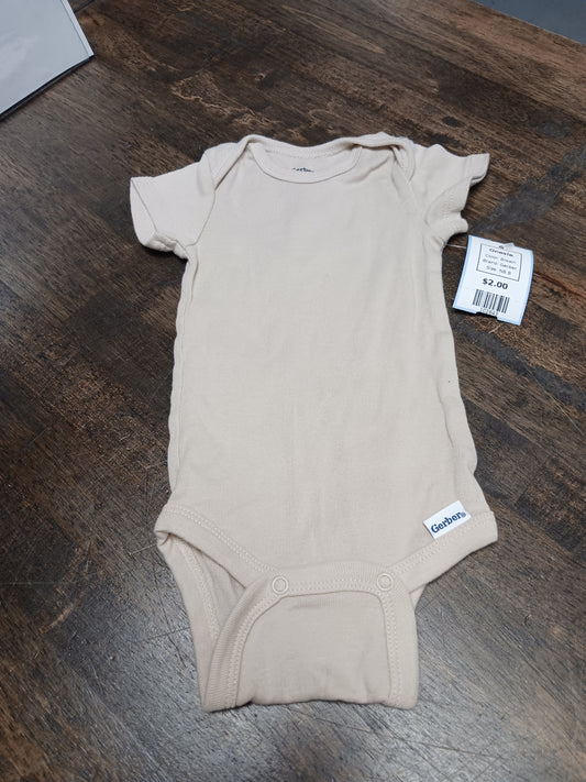 Brown Gerber Onesie, NB B