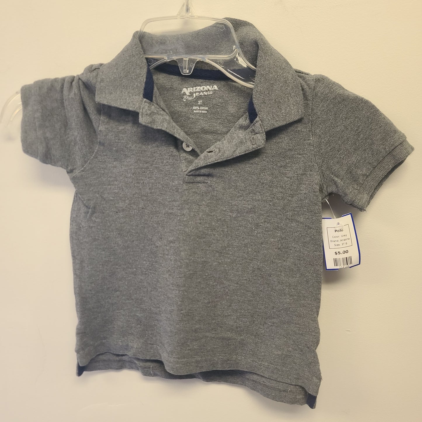 Grey Arizona Polo, 3T B