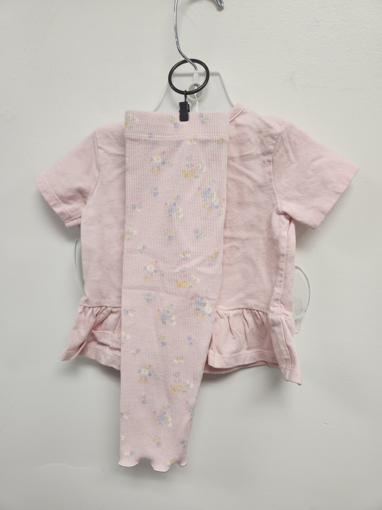 Pink Flower Modern Moments Outfit, 6M G