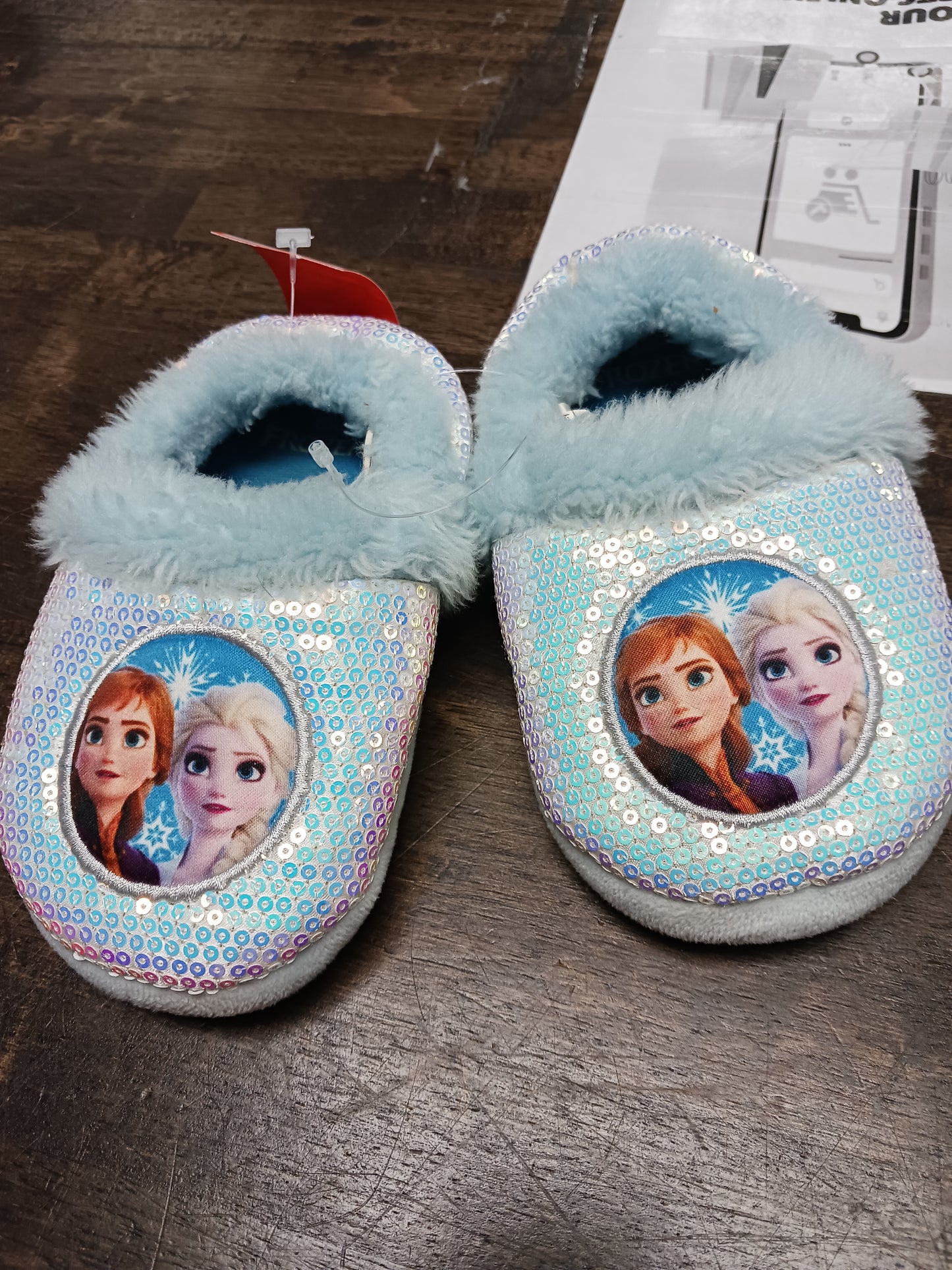 Blue Frozen Slippers, 9/10C G