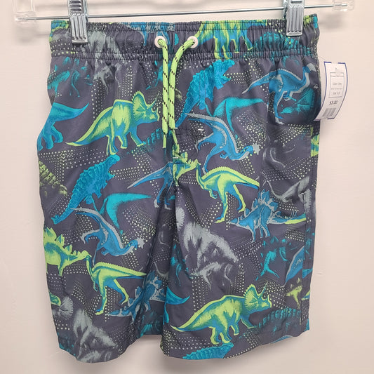 Grey Wonder Nation Dinosaur Swim trunks, 8 B