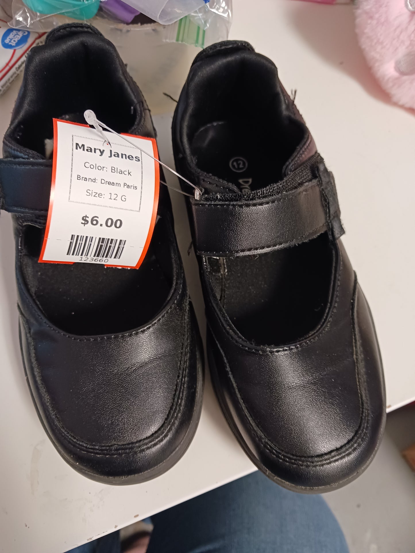 Black Dream Paris Mary Janes, 12 G