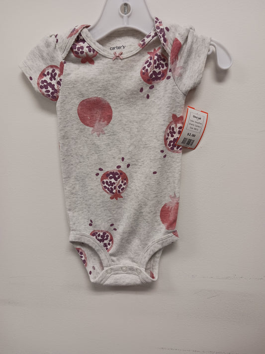 Grey/Pink Carters Onesie, 9M G