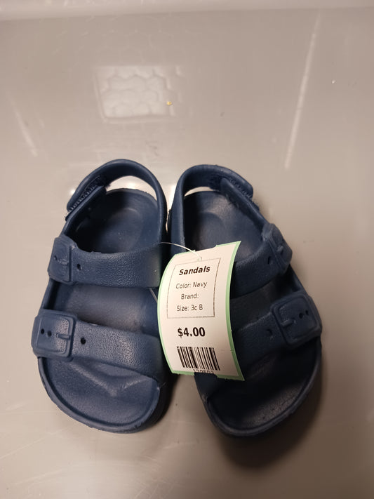Navy  Sandals, 3c B