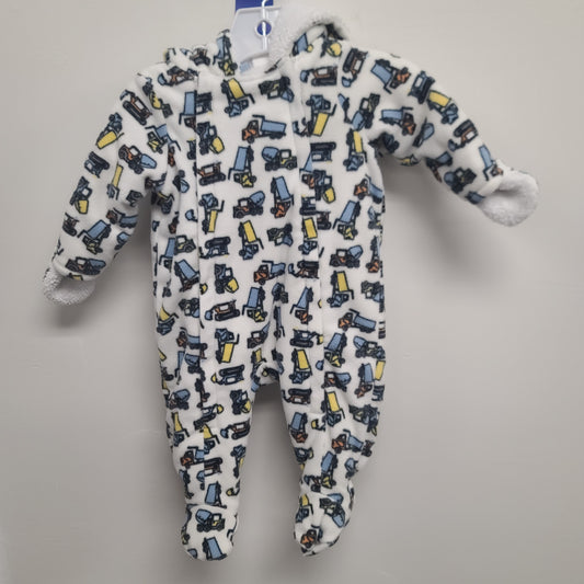 White/Colorful Construction  Snow Suit, 3M B