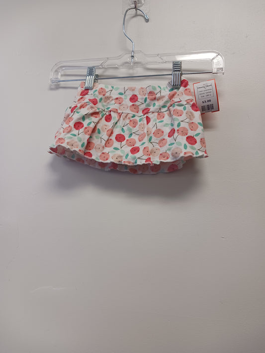 pink/white Gerber Cherry Skort, 18M G