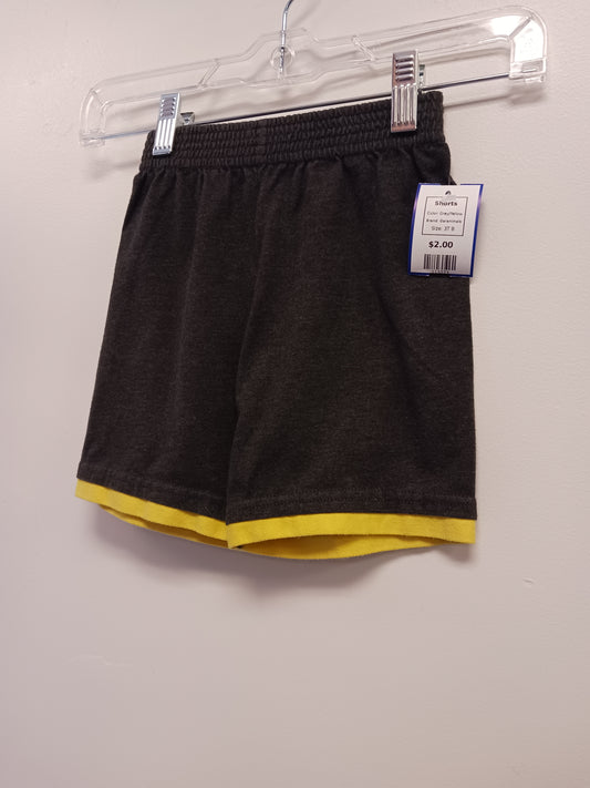 Grey/Yellow Garanimals Shorts, 3T B
