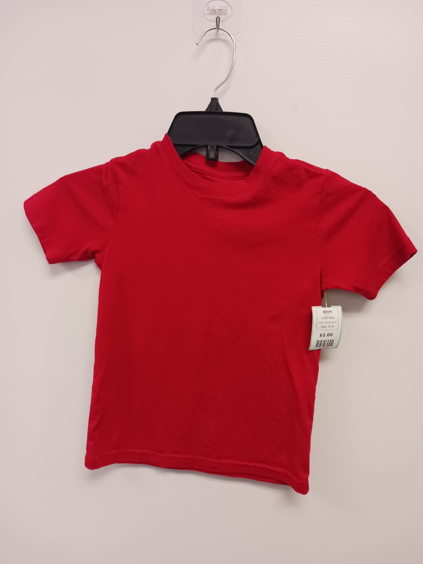 Red Wonder Nation Shirt, 4T B