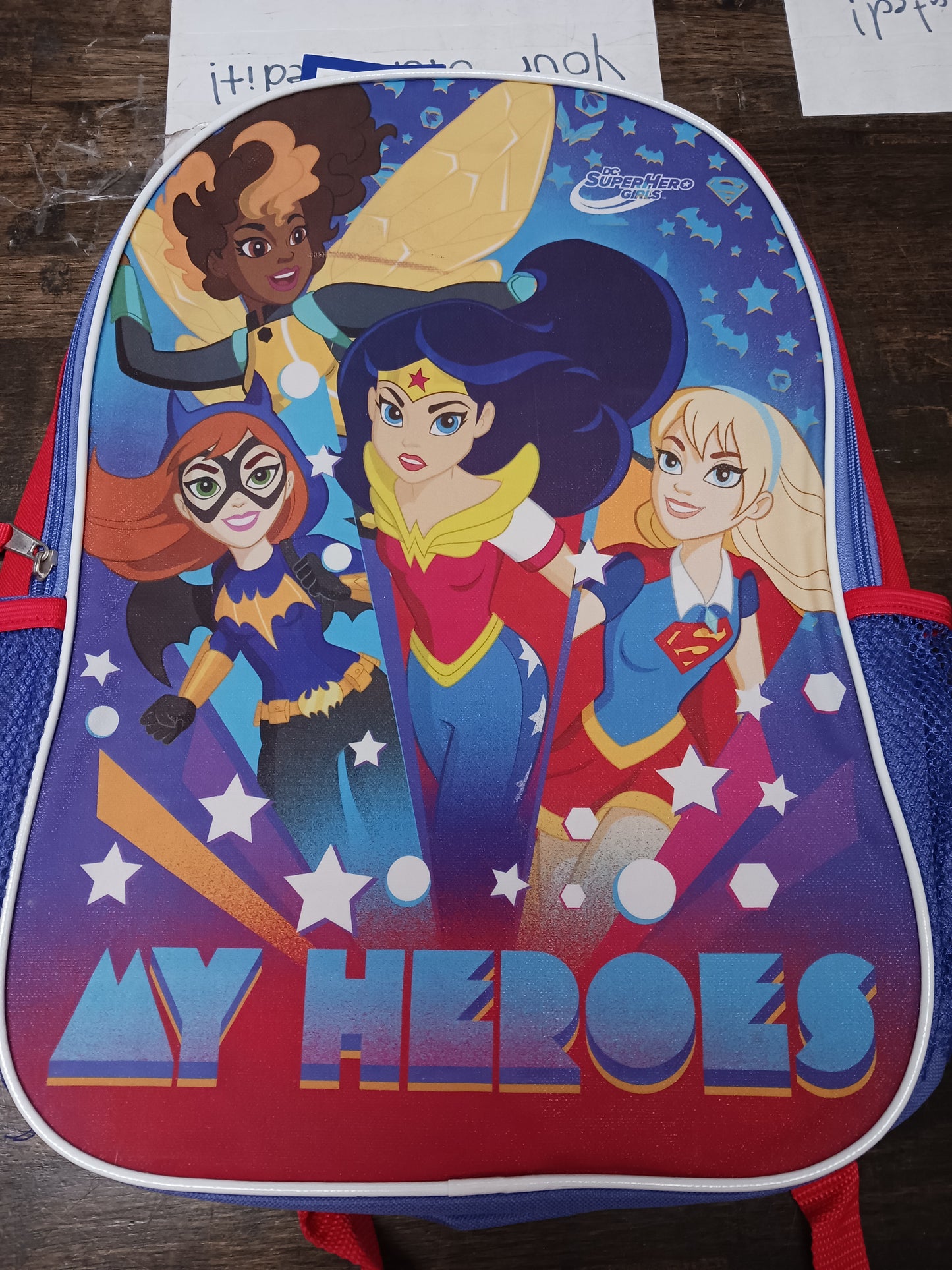 red/blue  My Heros Backpack