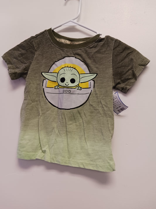 green Star Wars Star War Tshirt, 4T B
