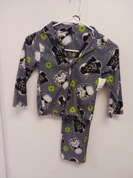Grey/Green/Black/White Star Wars Pjs, 6 B