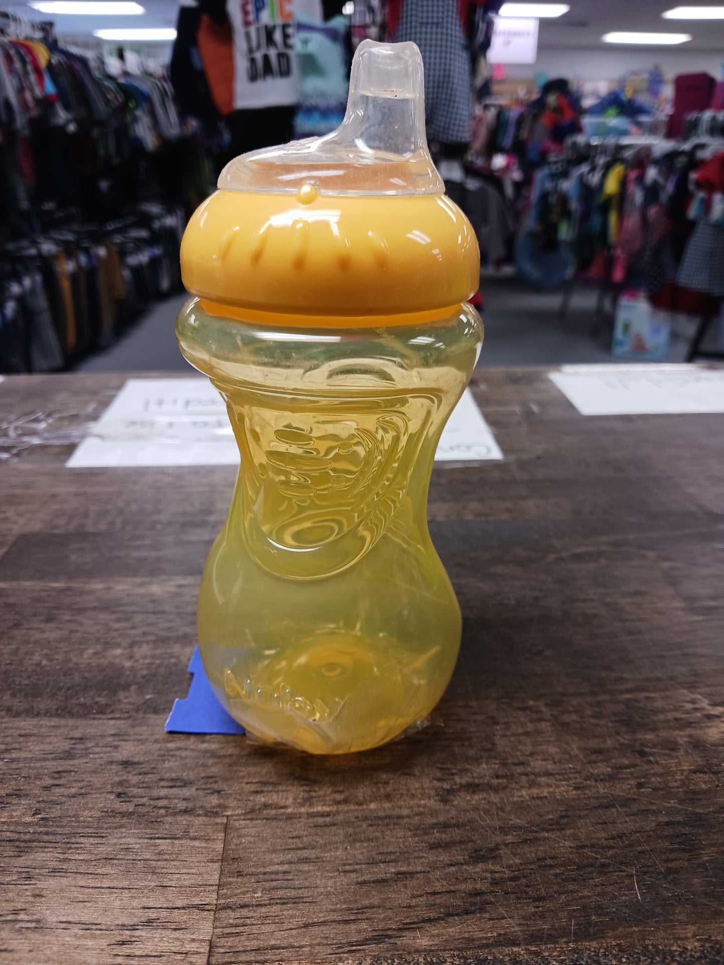 yellow Nuby Sippy Cup