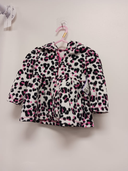 Black/Pink Cheetah Childrens Place Jacket, 9M G