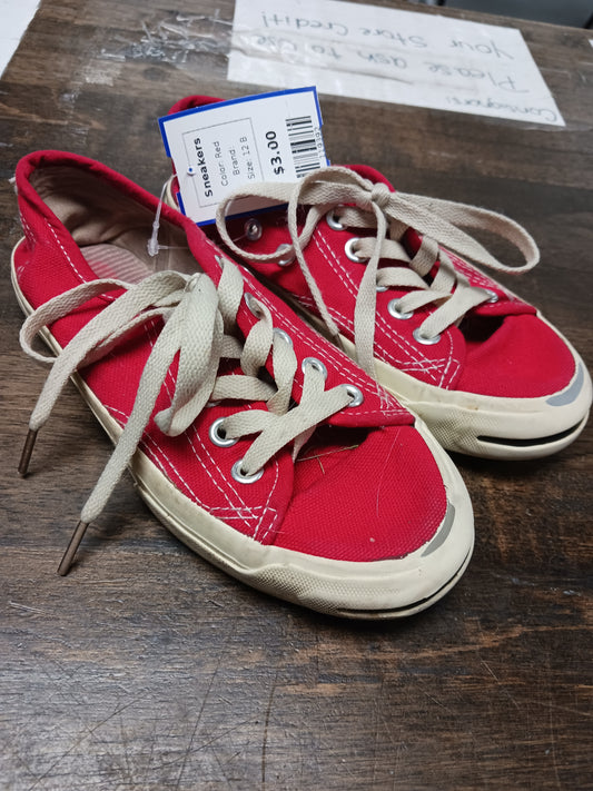Red  Sneakers, 12 B