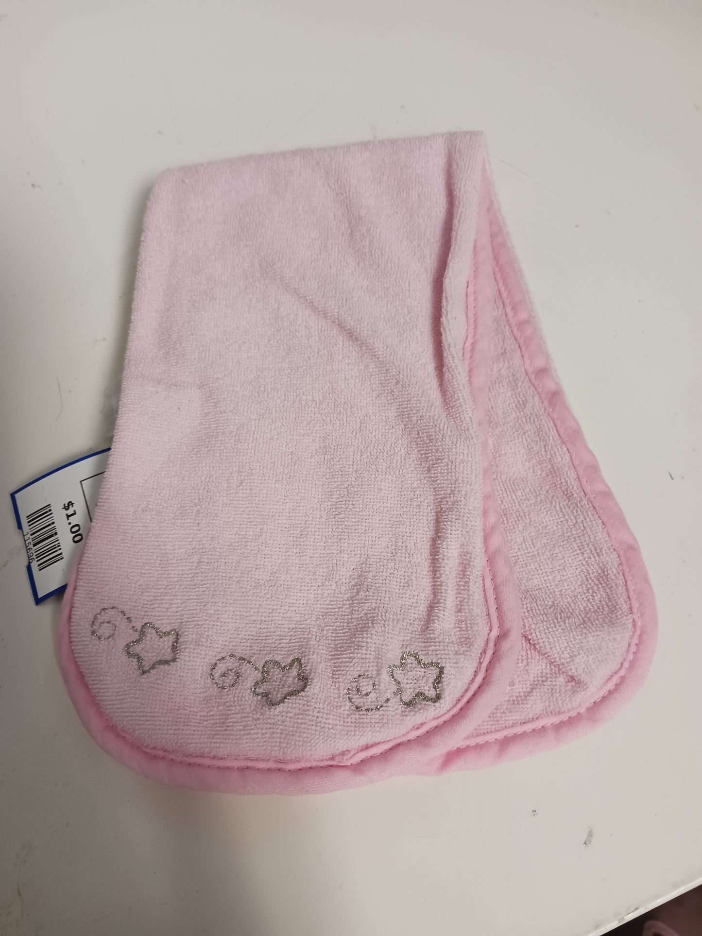 Pink  Burp Cloth