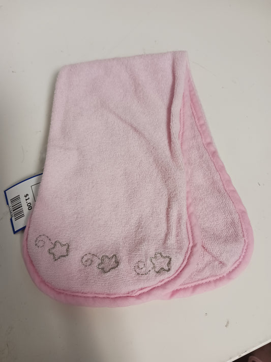 Pink  Burp Cloth