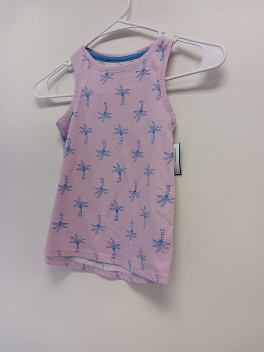 Purple/Blue Palm Tree Cat & Jack Tank Top, 5T G