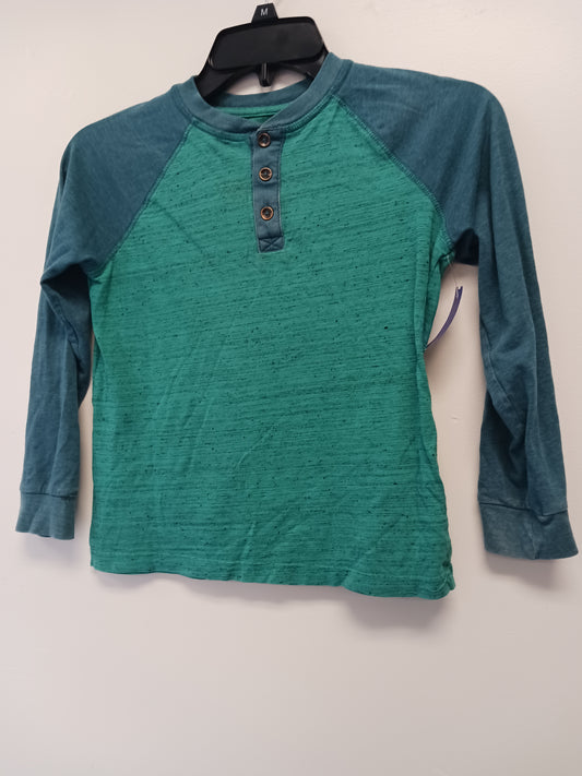 blue/green Cat & Jack Long Sleeve Tshirt, 6 B