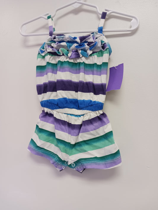 White/Purple/Blue/Green Old Navy Short One Piece, NB G