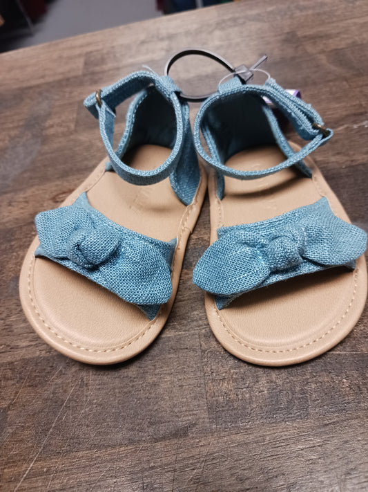 Blue/Brown Old Navy Crib Sandals, 6M G