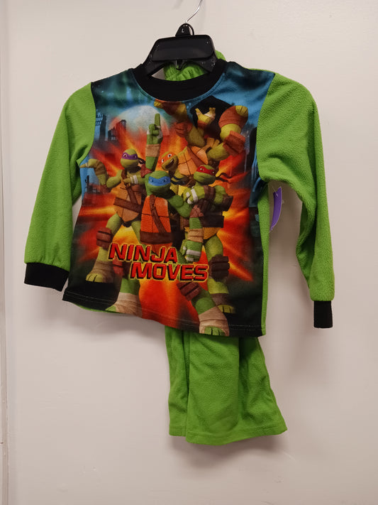 Green Ninja Turtles Pjs, 4T B