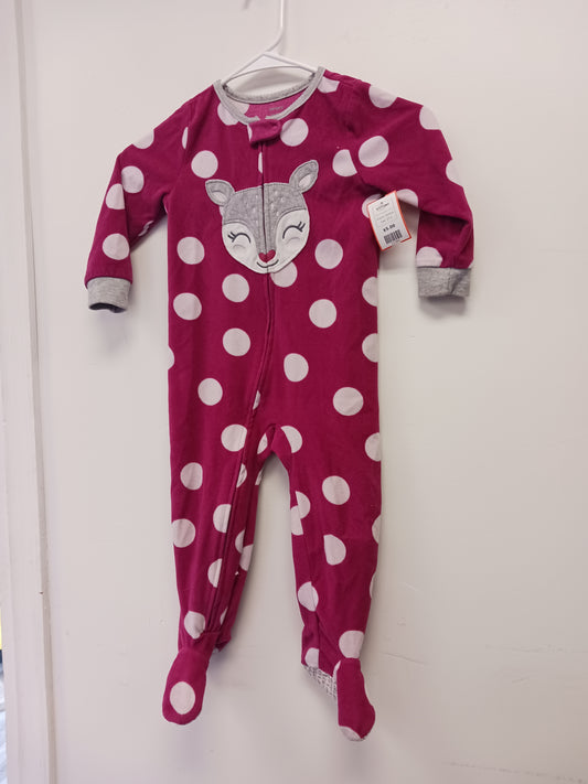 Purple/Pink Mouse Carters Sleeper, 2T G