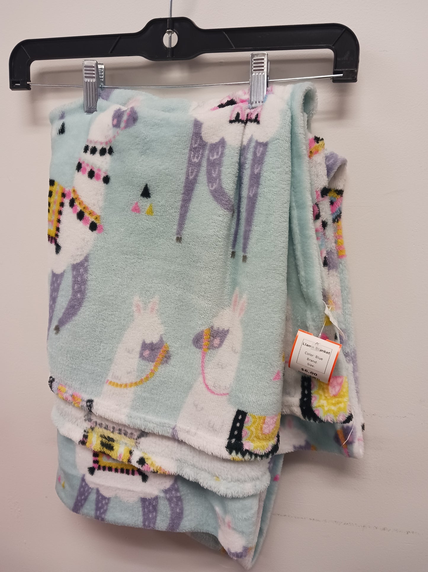 Blue  Llama Blanket