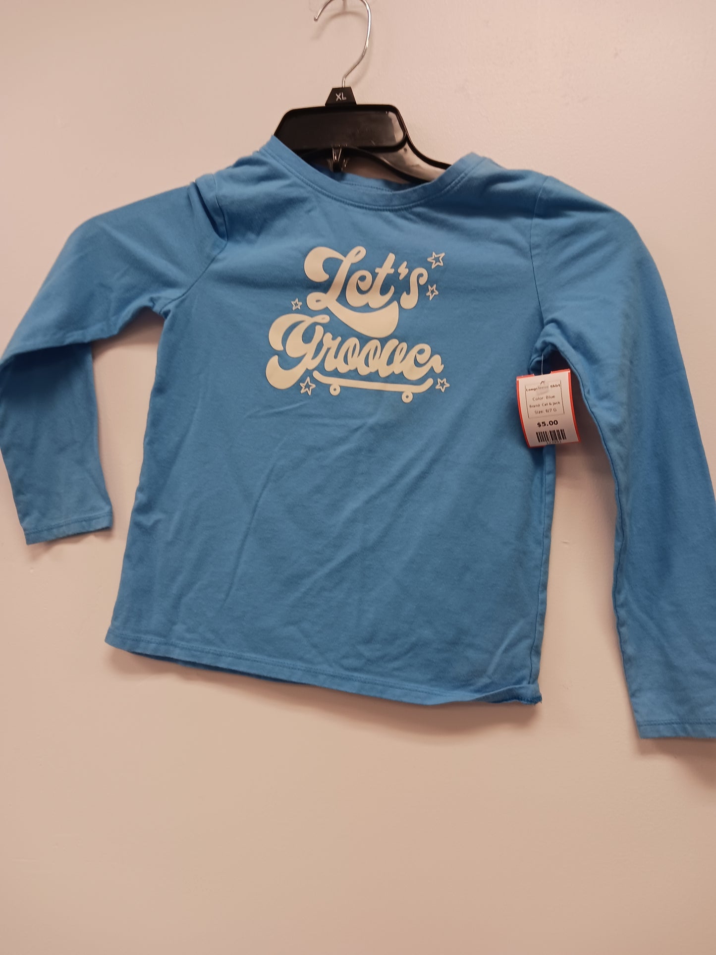 Blue Cat & Jack Longsleeve Shirt, 6/7 G