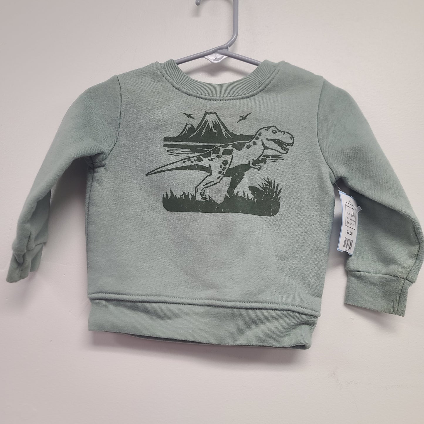 green Garanimals Dinosaur Sweatshirt, 12M B