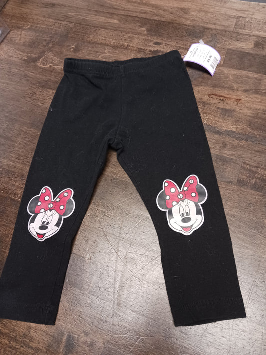Black Minnie Leggings, 2T G