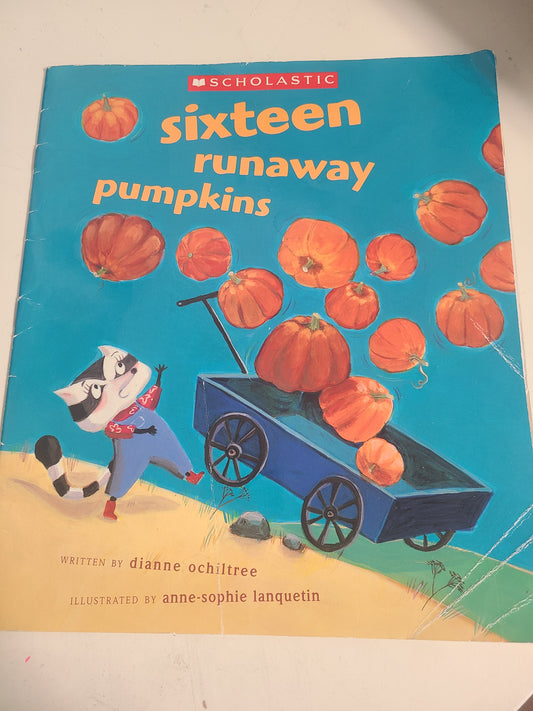 Sixteen runaway pumpkins