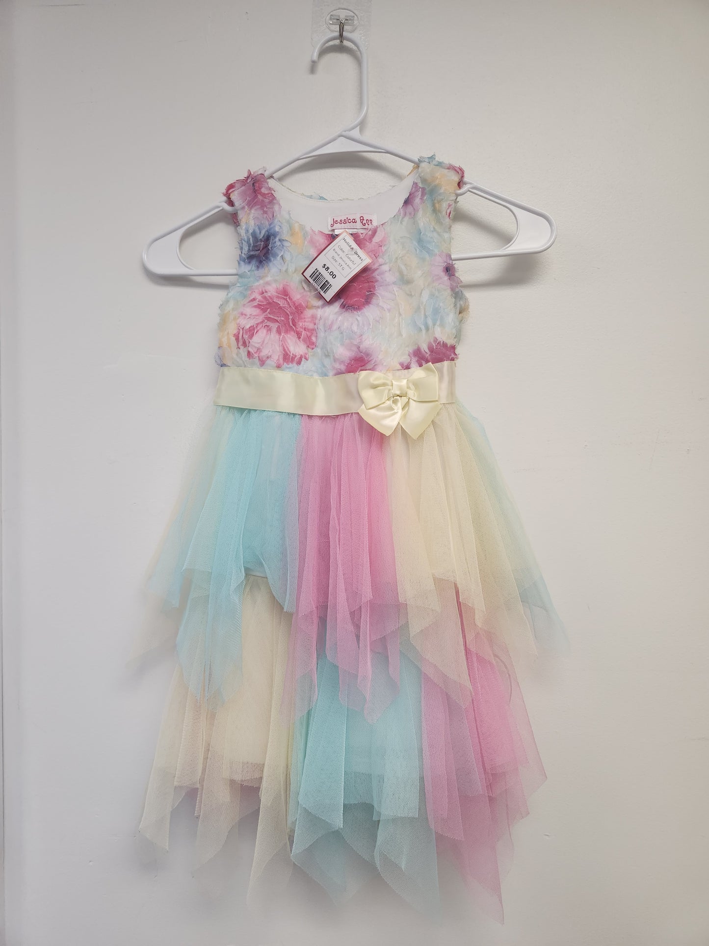 Colorful Jessica Ann Holiday Dress, 5T G