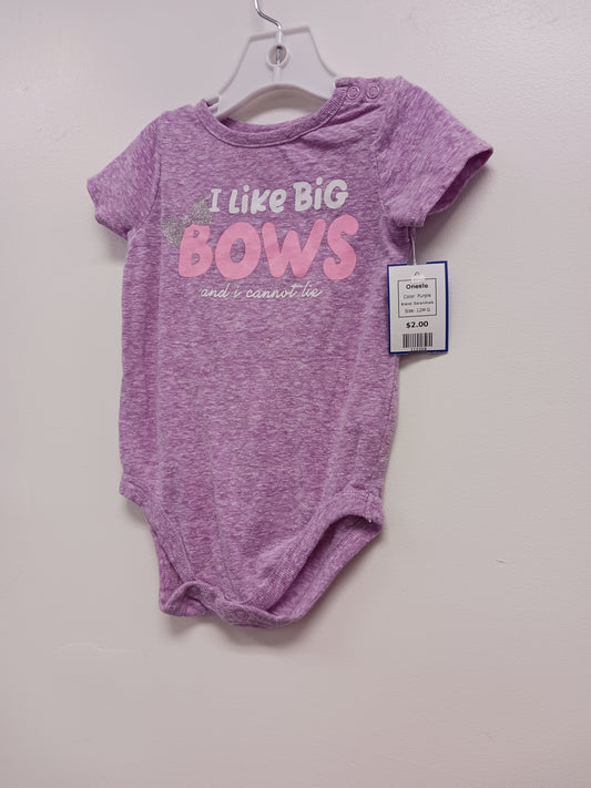 Purple Garanimals Onesie, 12M G