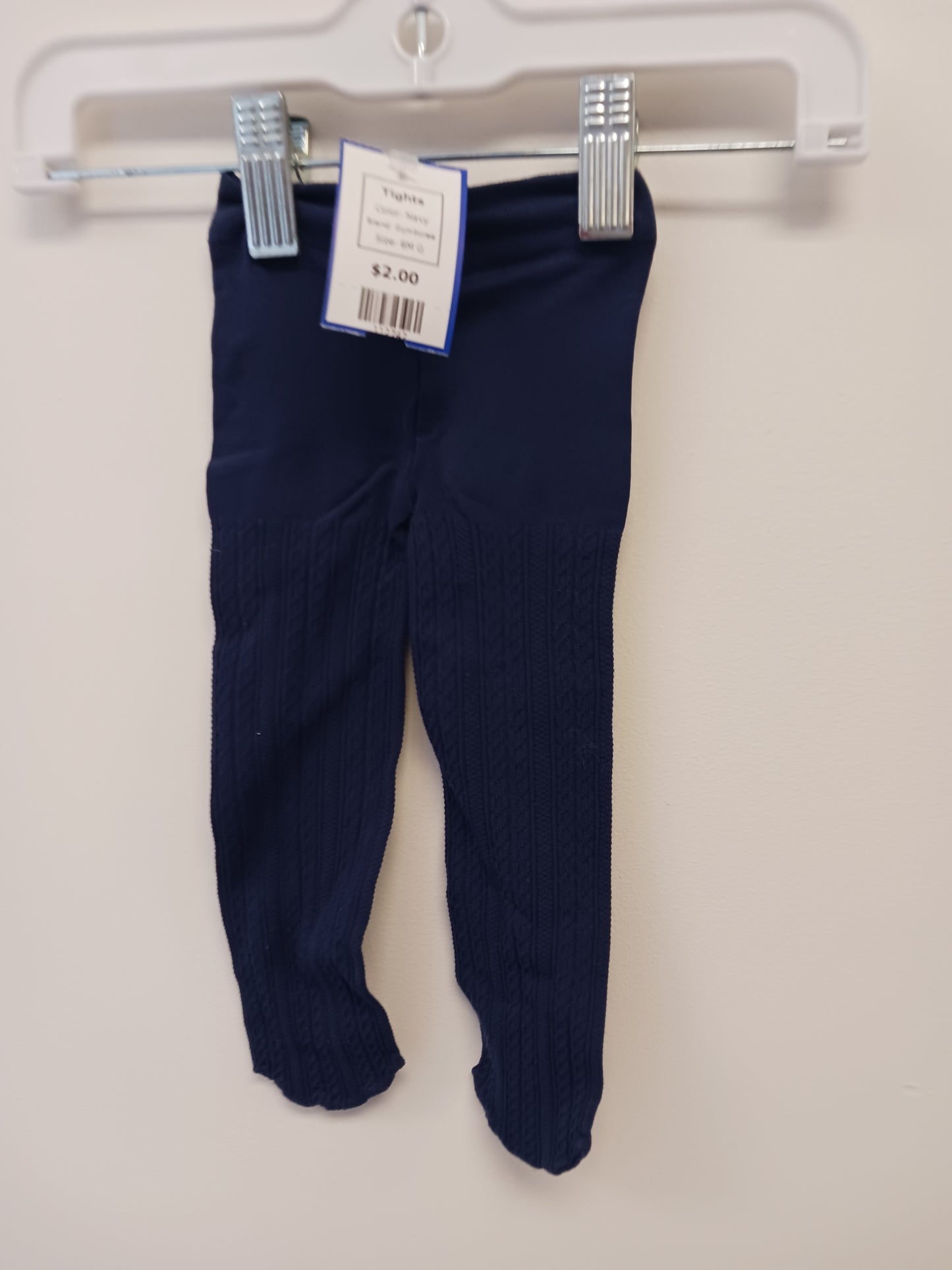 Navy Gymboree Tights, 6M G