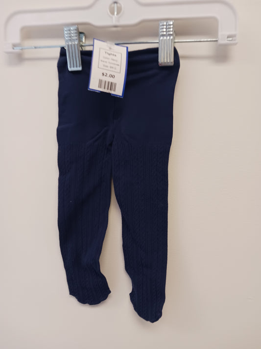 Navy Gymboree Tights, 6M G
