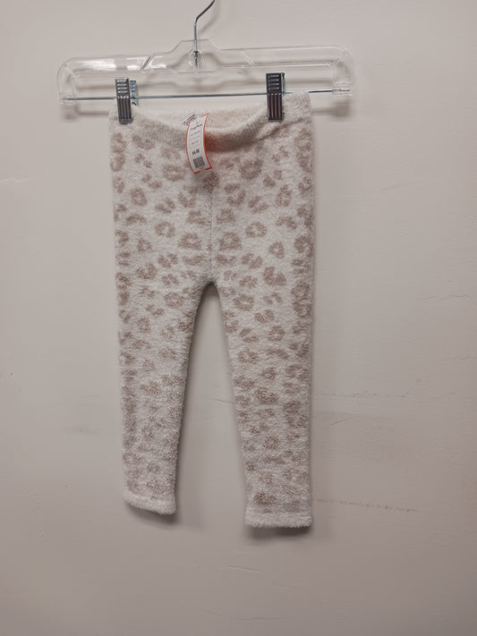 White/Tan Modern Moments Fuzzy Pants, 4T G
