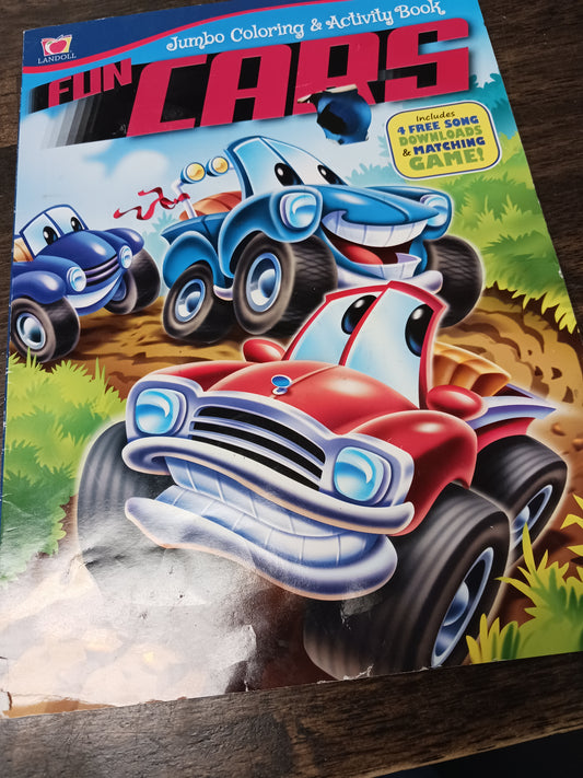 Fun Cars Coloring book