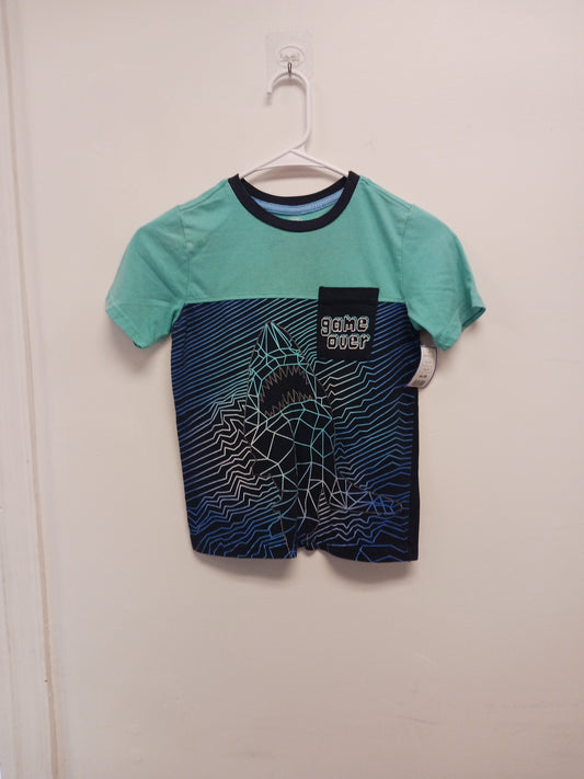 blue Wonder Nation Game Over Tshirt 6/7, 6 B