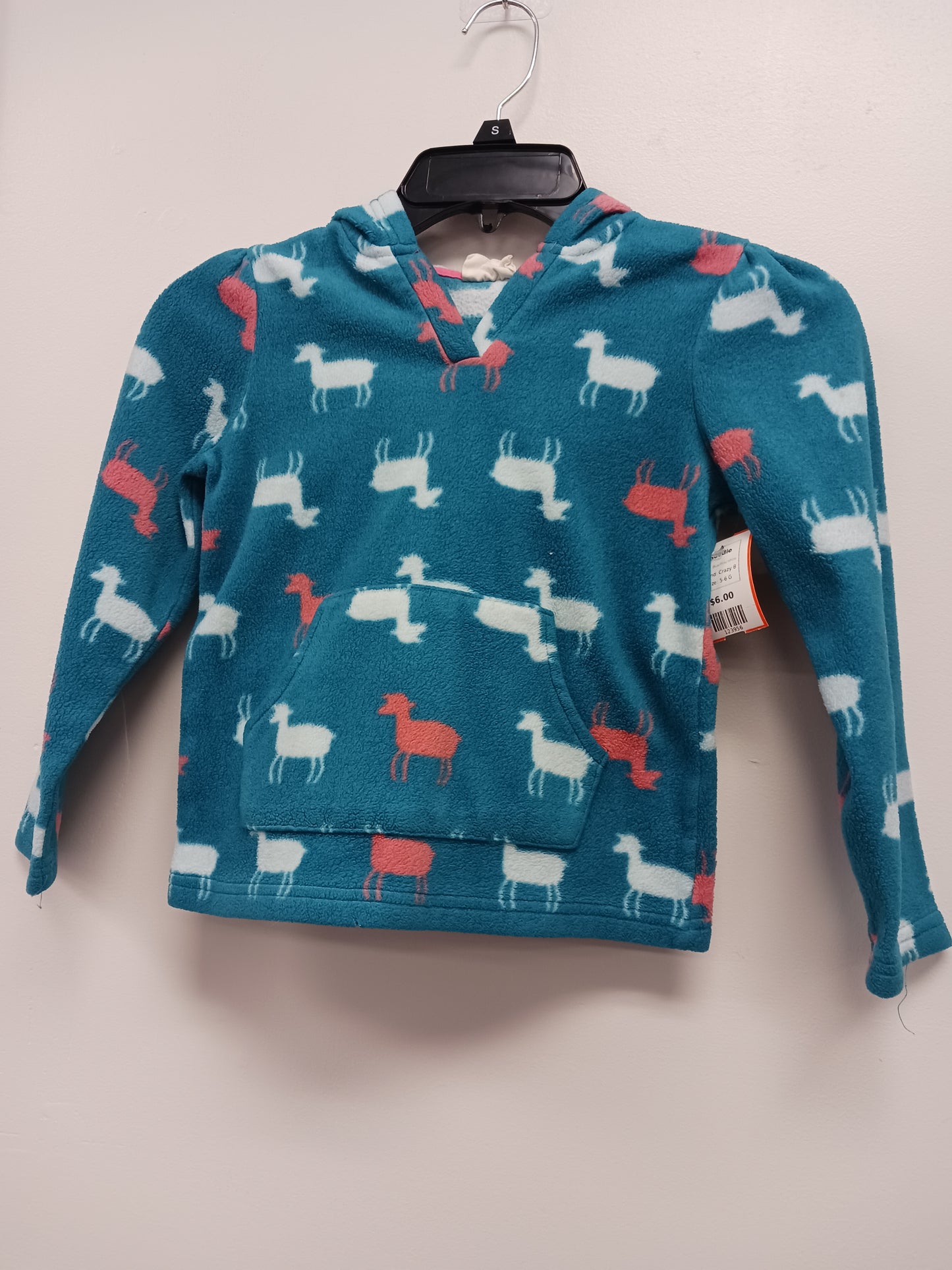 Blue/Pink/White Crazy 8 Hoodie, 5-6 G