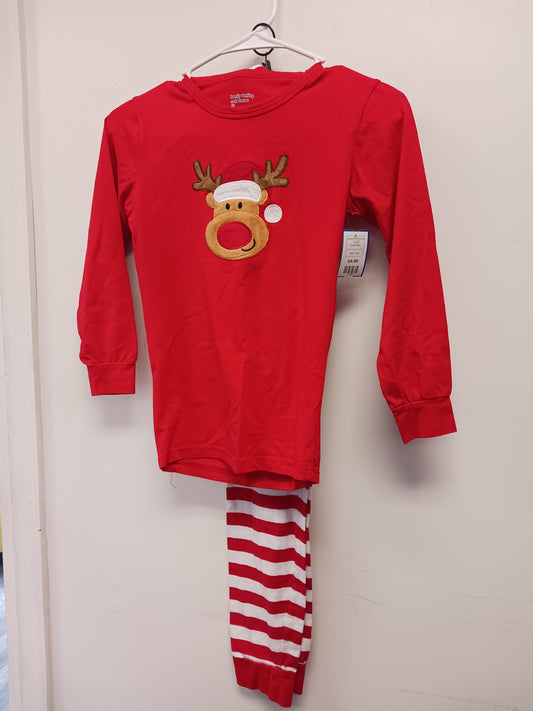 Red Family Feelings 2 Piece Christmas PJS, 12 G